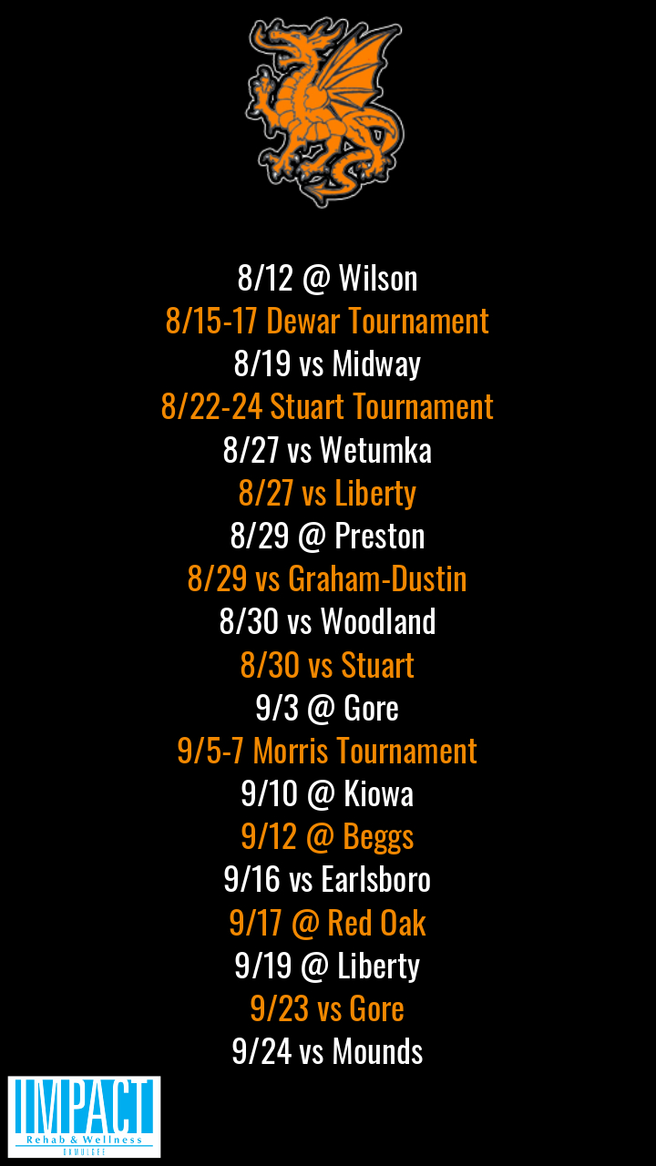 Downloadable Sports Schedules Impact Rehab & Wellness